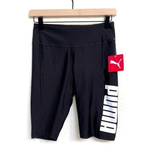 Puma Side Logo Black Bike Short